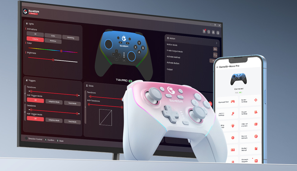 Gamepad GameSir Super Nova růžový