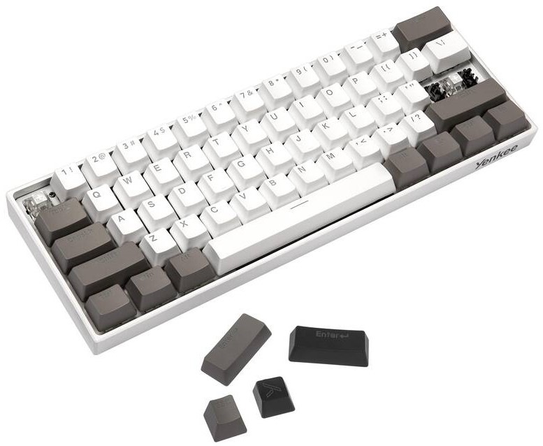 Klávesnice YENKEE ATOM šedá