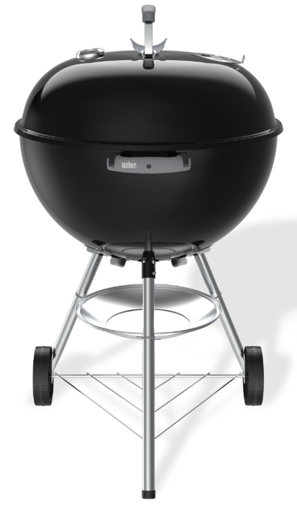 Zahradní gril Weber Bar-B Kettle 47 cm s poklopem a kolečky, přední pohled