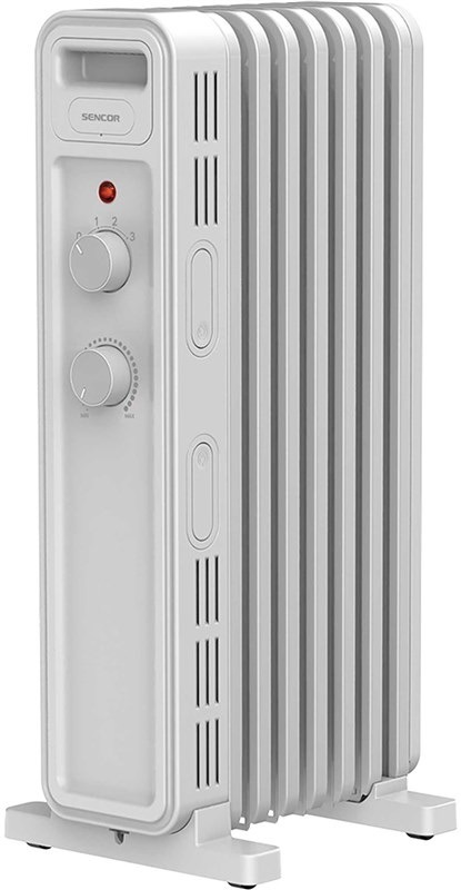 Olejový radiátor Sencor SOH 3407WH s příkonem 1500W