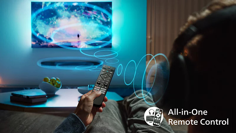 Televize Philips 65PQS8631 Součástí je univerzální dálkový ovladač