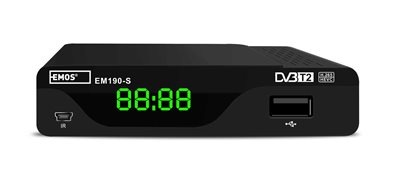 Set-top box EMOS EM190-S HD černý