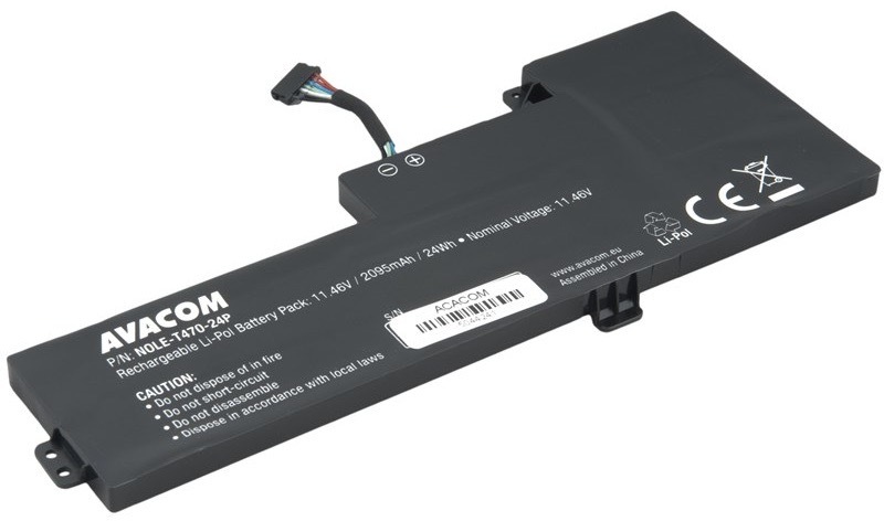 Baterie Avacom Lenovo ThinkPad T470, T480 Li-Pol 11,46V 2095mAh 24Wh