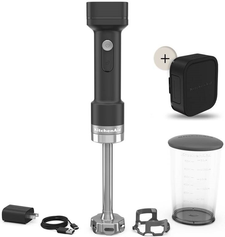 Ponorný mixér KitchenAid 5KHBRV71BM (s baterií) černý
