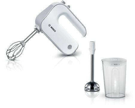 Ruční šlehač Bosch MFQ4070 stříbrný/bílý