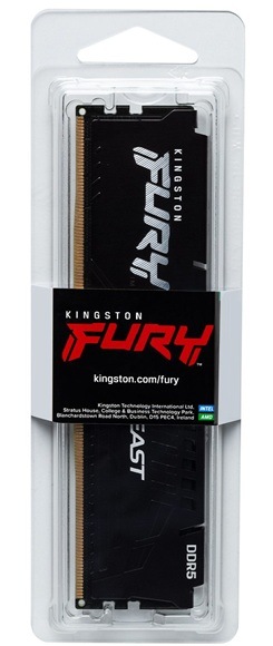 Operační paměť Kingston FURY Beast 64GB DDR5 5600MHz CL36 černý Detail obrázku DDR5.