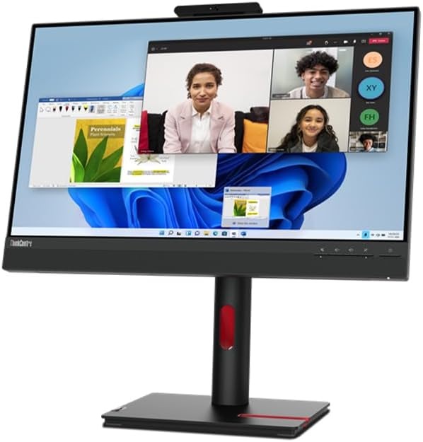 Monitor Lenovo ThinkCentre TIO-24 Gen 5 s jasně vyobrazenými barvami