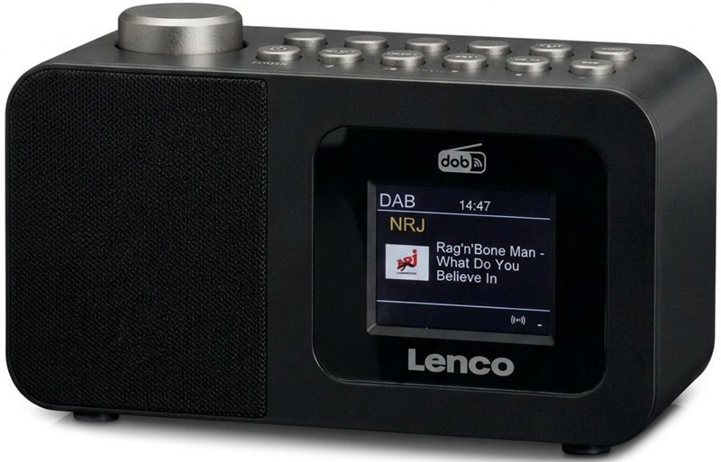Radiopřijímač s DAB+ Lenco CR-625BK, černý