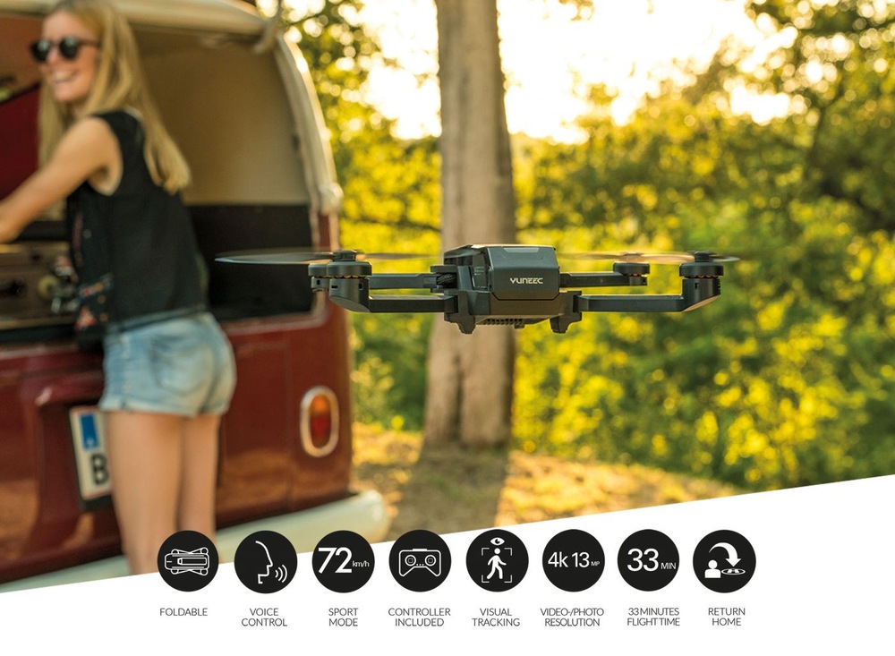 Dron YUNEEC Mantis Q X Pack černý