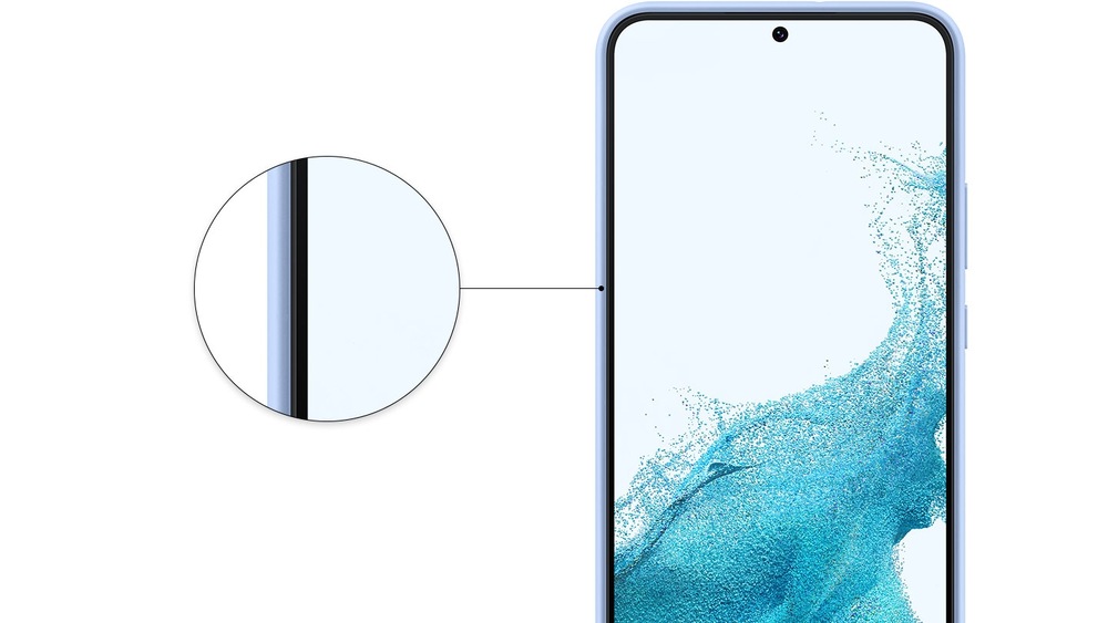 Kryt na mobil Samsung Silicone Cover na Galaxy S22 černý