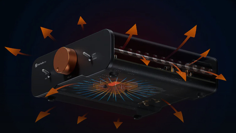 Fosi Audio ZA3-48V se opírá i o výkonný systém chlazení