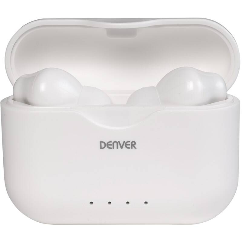 Sluchátka Denver TWE-37 bílá
