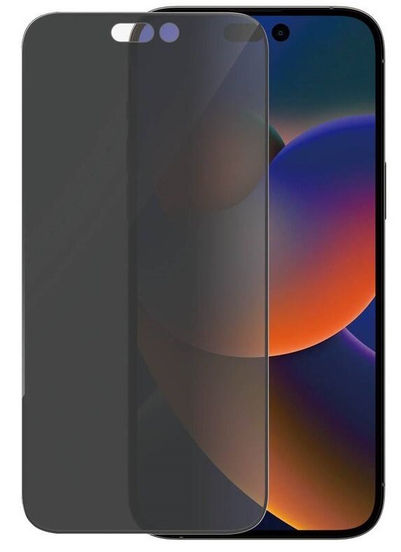 PanzerGlass Privacy na Apple iPhone 14 Pro Max s instalačním rámečkem (P2786), šedá