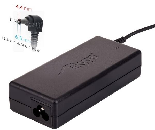 Napájecí adaptér Akyga pro notebook 19.5V/4.7A/92W 6.5x4.4 mm + pin pro Sony