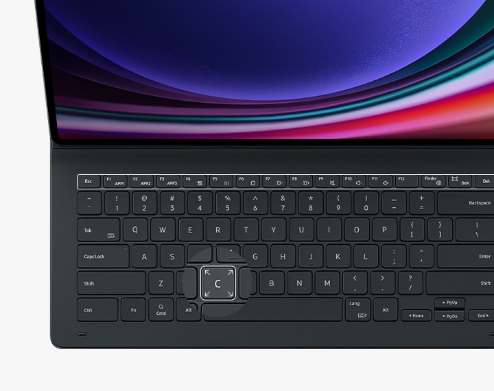 Pouzdro na tablet s klávesnicí Samsung Galaxy Tab S9 Ultra Book Cover Keyboard Slim černé Samsung Galaxy Tab S9 Ultra Book Cover Keyboard Slim