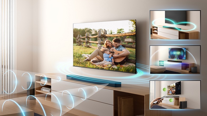 Soundbar Hisense HS2100 černý Soundbar Hisense HS2100, černý, optimalizovaný výkon
