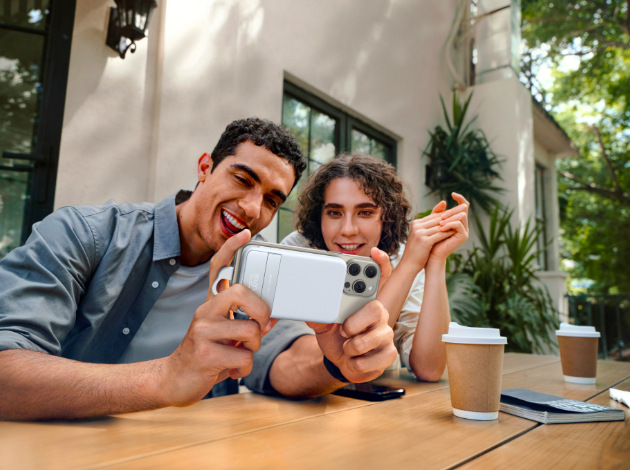 Powerbank EcoFlow Rapid Magnetic 5000mAh - světle modrá