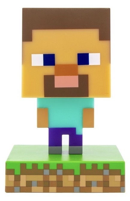 Dekorativní LED Paladone Icon Light Minecraft - Steve vícebarevné