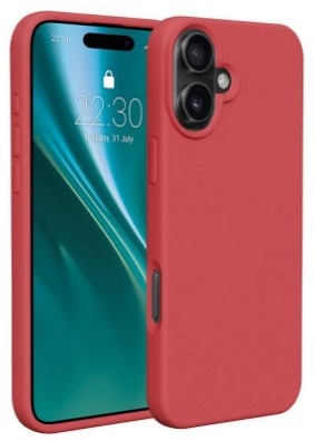 Kryt na mobil CPA Etteri na Apple iPhone 16 červený Kryt na mobil CPA Etteri na Apple iPhone 16 v červené barvě