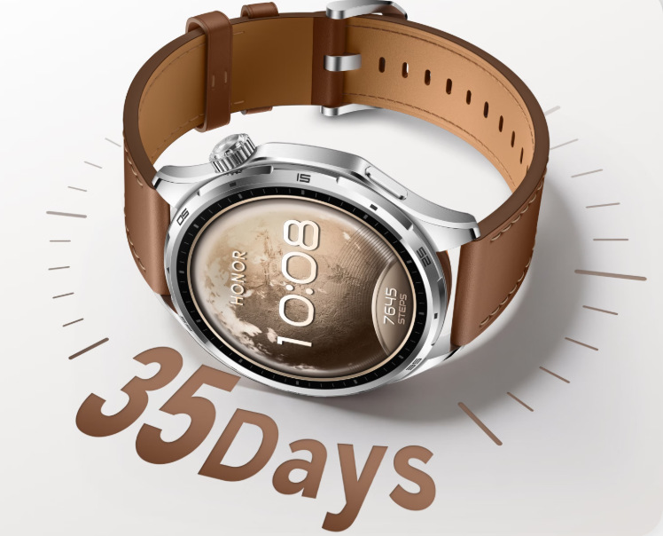Honor Watch 6 nabízí výdrž až 35 dní v úsporném režimu