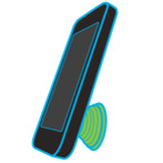 Držák na mobil PopSockets Peace Sky Držák na mobil PopSockets Peace Sky