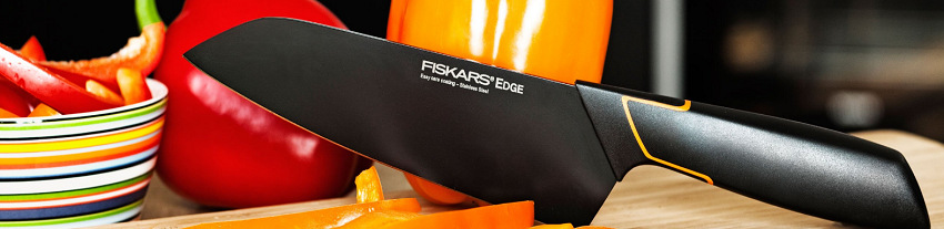 Sada kuchyňských nožů Fiskars Edge 5 ks + blok