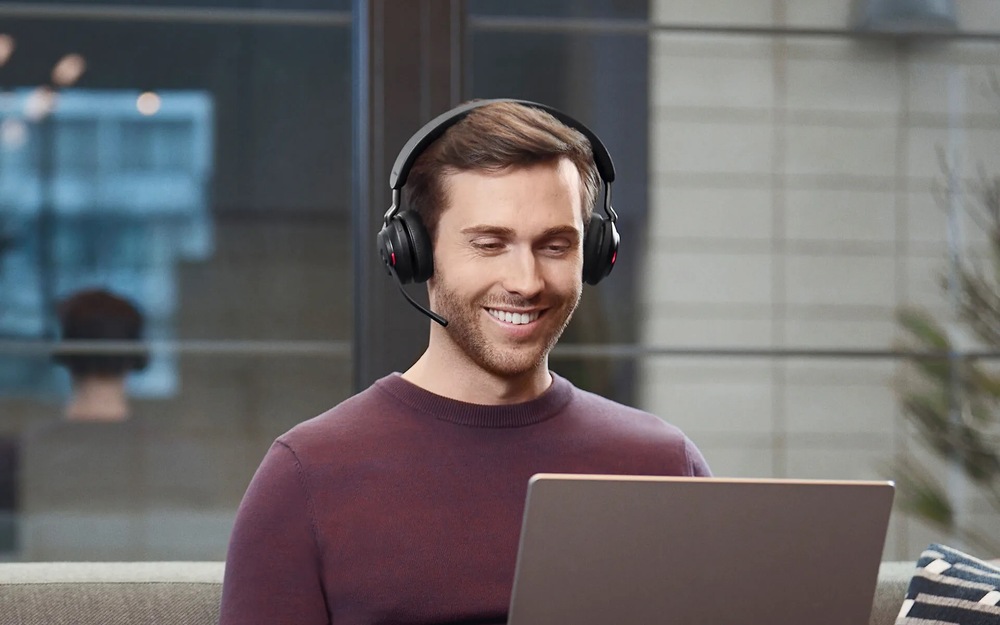 Headset Jabra Evolve2 65, USB-A, UC Stereo Deskstand černý