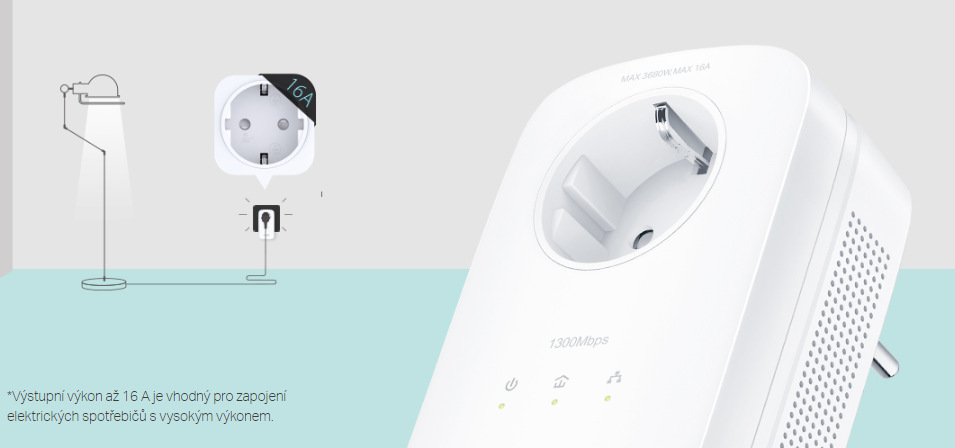 Síťový rozvod LAN po 230V TP-Link TL-PA8033P KIT Powerline Síťový rozvod LAN po 230V TP-Link TL-PA8033P KIT Powerline