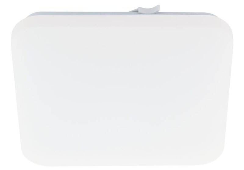 Stropní svítidlo Eglo Frania, čtverec, 33 cm, IP44 bílé