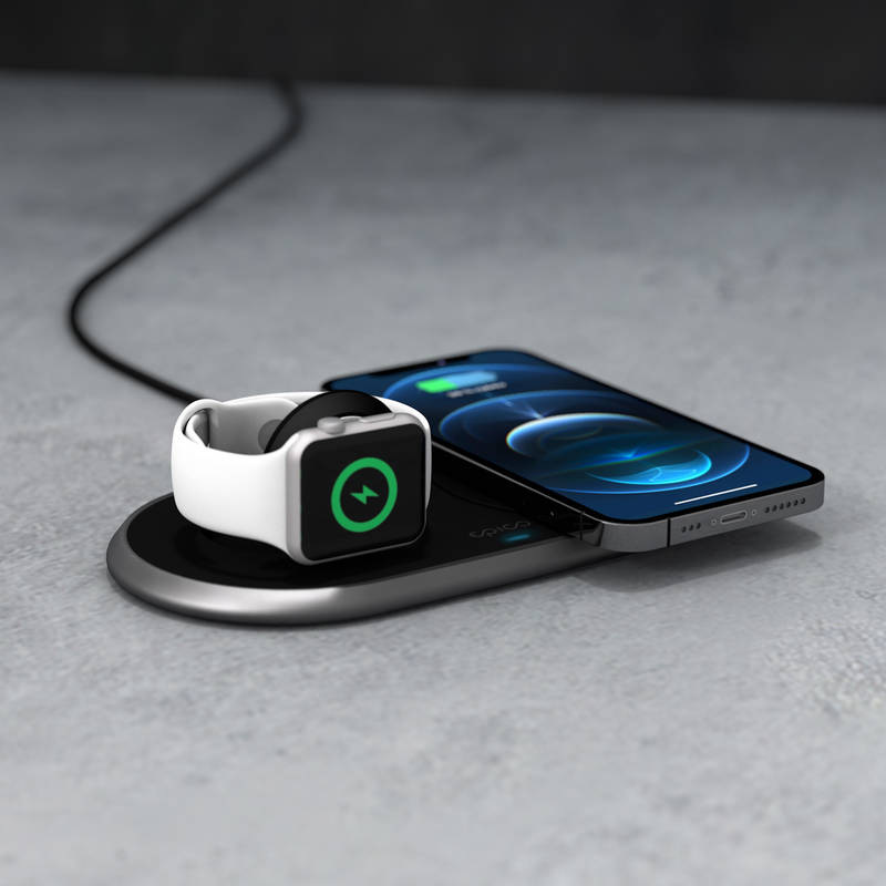 Bezdrátová nabíječka Epico 2v1 Wireless Charging Base černá Bezdrátová nabíječka Epico 2v1 Wireless Charging Base černá