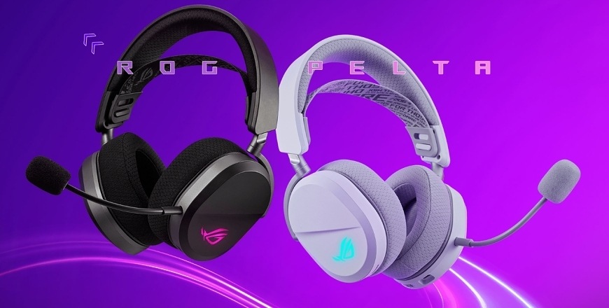 Headset Asus ROG Pelta, ARGB bílý ASUS ROG Pelta