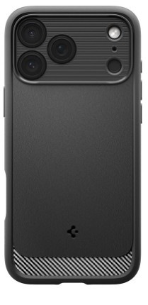Kryt na mobil Spigen Rugged Armor MagSafe na Apple iPhone 17 Pro černý Kryt na mobil Spigen Rugged Armor MagSafe na Apple iPhone 17 Pro v černé barvě