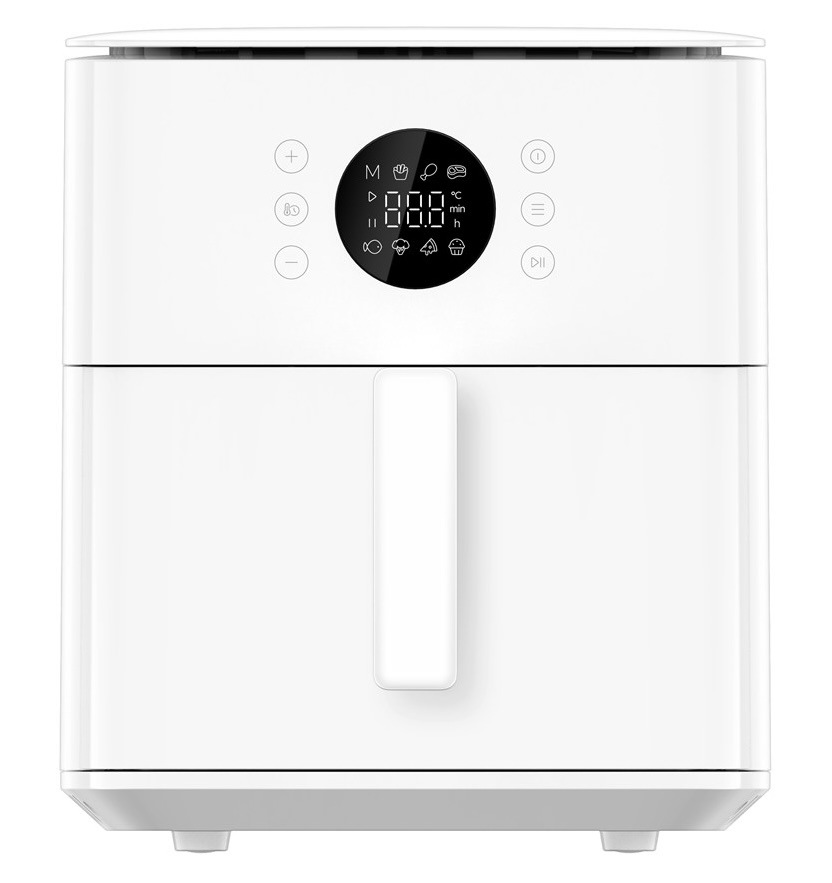 Fritéza horkovzdušná Xiaomi Air Fryer 6,5 l White MAF-W6501 bílá Horkovzdušná fritéza z čelního pohledu