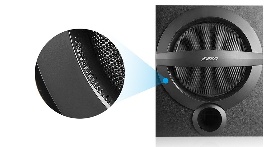 Reproduktory Fenda F&D A140X 2.1, bluetooth, rádio, USB, dálkové ovládání černé