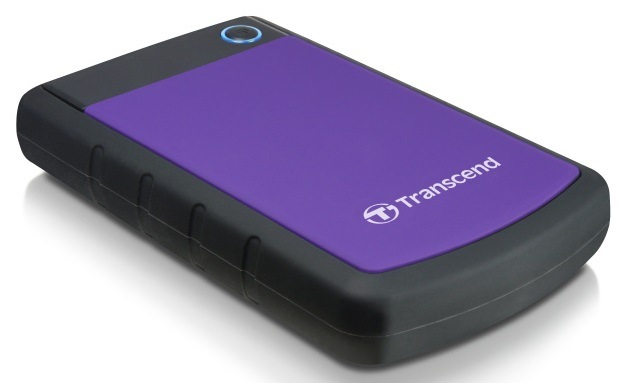 Externí pevný disk 2,5" Transcend StoreJet 25H3P 2TB, USB 3.0 (3.1 Gen 1) černý/fialový