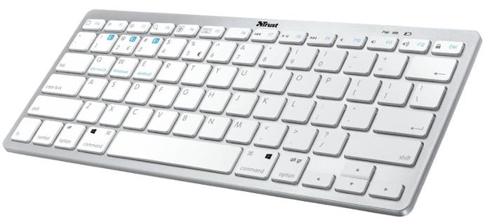Klávesnice Trust Nado bluetooth bílá
