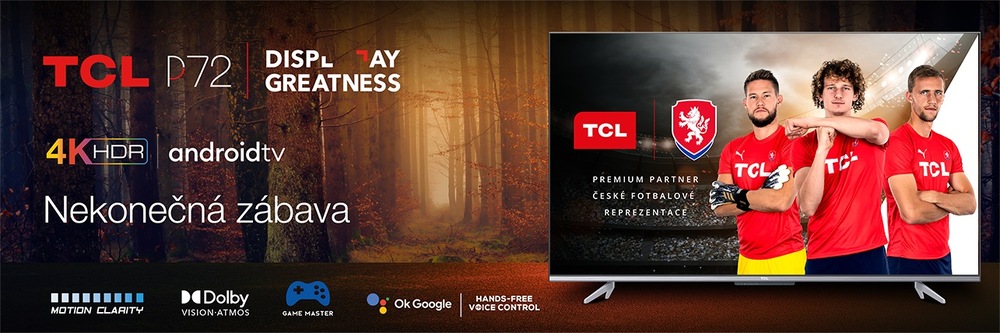 Televize TCL 50P725 Televize TCL 50P725