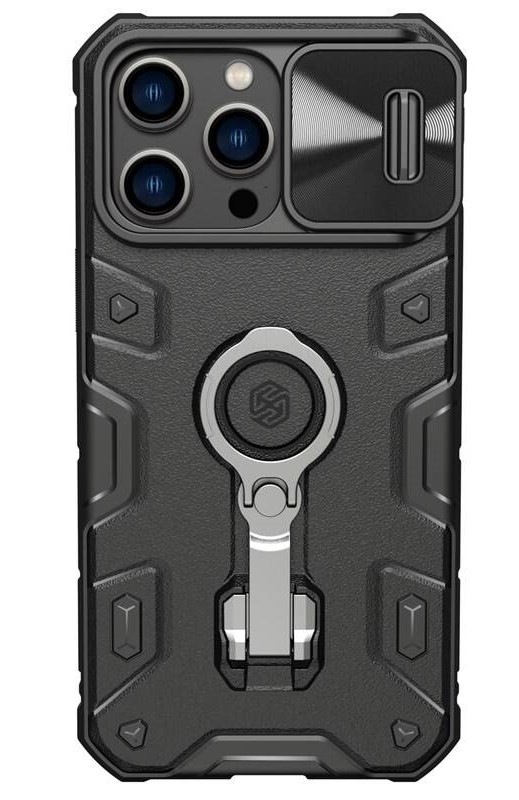 Kryt na mobil Nillkin CamShield Armor PRO na Apple iPhone 14 Pro Max černý