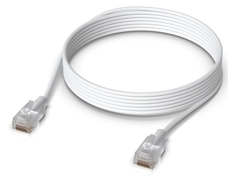 Kabel Ubiquiti UniFi Patch 3m, Cat.6, 2.5Gbps bílý