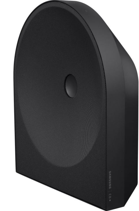 Reproduktor Samsung Music Studio 5 LS50H (1 ks) černý reproduktor Samsung HW-LS50H Studio 5 v černé barvě na bilem pozadi