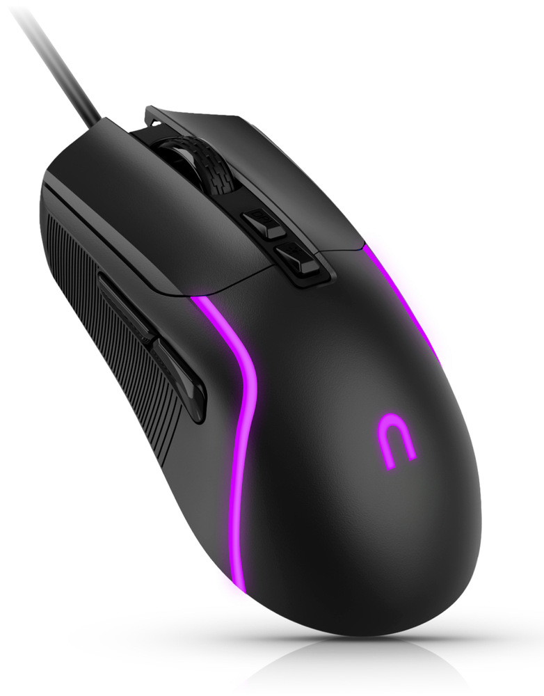 Myš Niceboy Oryx M310 černá RGB podsvícení herní myši Niceboy Oryx M310