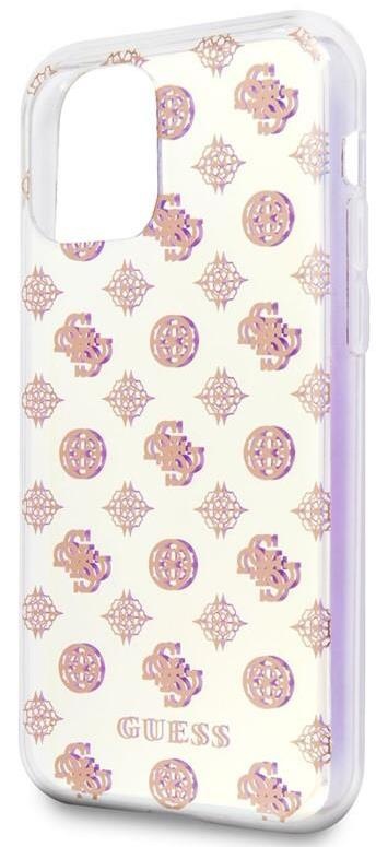 Kryt na mobil Guess Iridescent 4G Peony na Apple iPhone 11 béžový Kryt na mobil Guess Iridescent 4G Peony na Apple iPhone 11 béžový