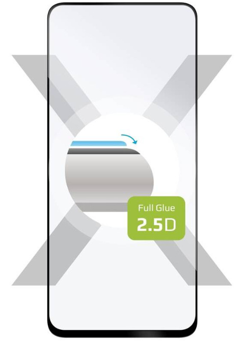 Tvrzené sklo FIXED Full-Cover na Honor X8 5G/X6 černé