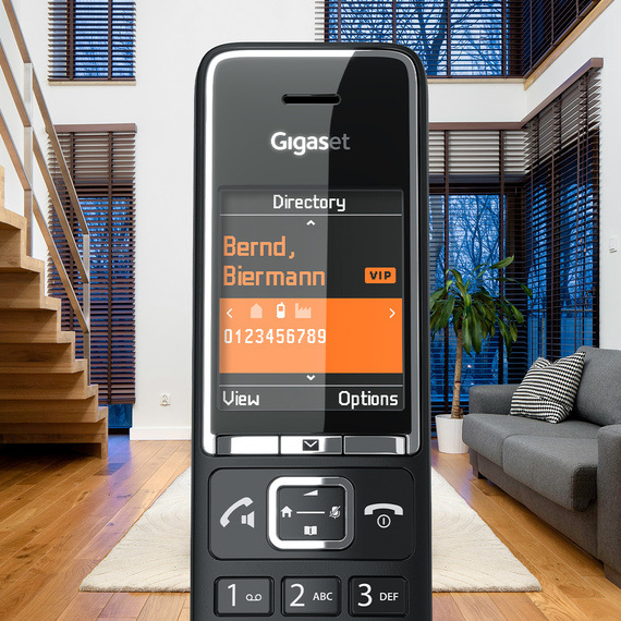 Domácí telefon Gigaset Comfort 550 černý
