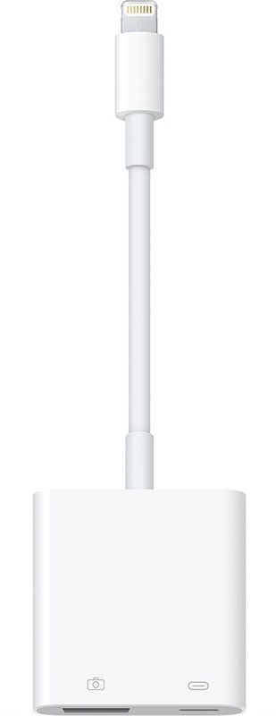 Redukce Apple Lightning / USB 3 adaptér fotoaparátu (2024) bílá Redukce Apple Lightning / USB 3 adaptér fotoaparátu (2024) bílá