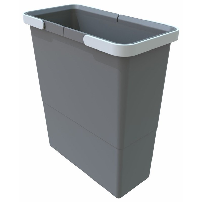 Odpadkový koš Elletipi Cover NARROW, 12 l, 34 × 15 × 30 cm šedý