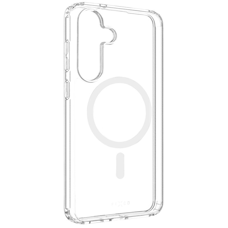 Kryt na mobil FIXED MagPure s podporou MagSafe na Samsung Galaxy S25 FE - průhledný