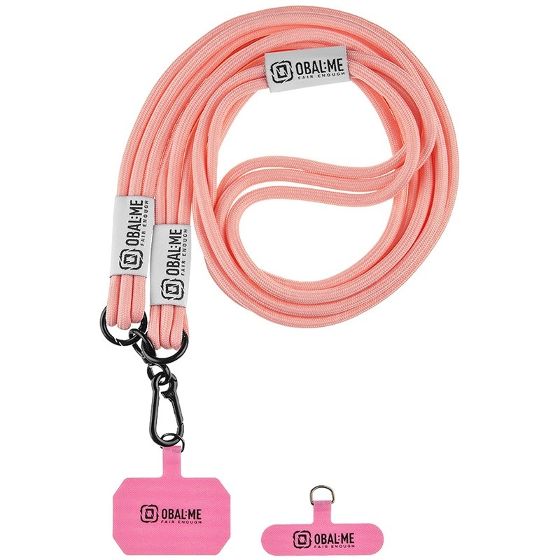 Popruh na krk Obal:Me NeckTag Trio - růžový