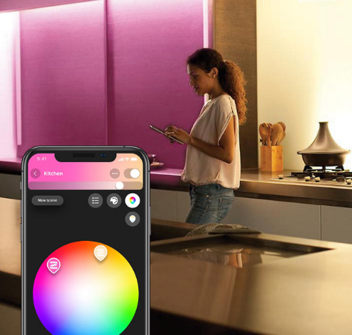 LED pásek Philips Hue Lightstrip Plus extension 1m, White and Color Ambiance LED pásek Philips Hue Lightstrip Plus extension 1m, White and Color Ambiance