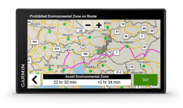 Navigační systém GPS Garmin dezl LGV610 Europe45 černý